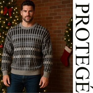 Protegé Collection Vintage 90s Textured Knit Sweater XL – Made in USA